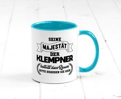 Der Klempner betritt den raum | Geschenk Humor Geschenkidee lustiger Spruch