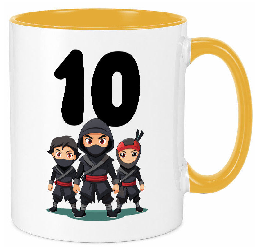 10. Geburtstag | 10 Jahre Ninja Humor Geschenkidee Tasse