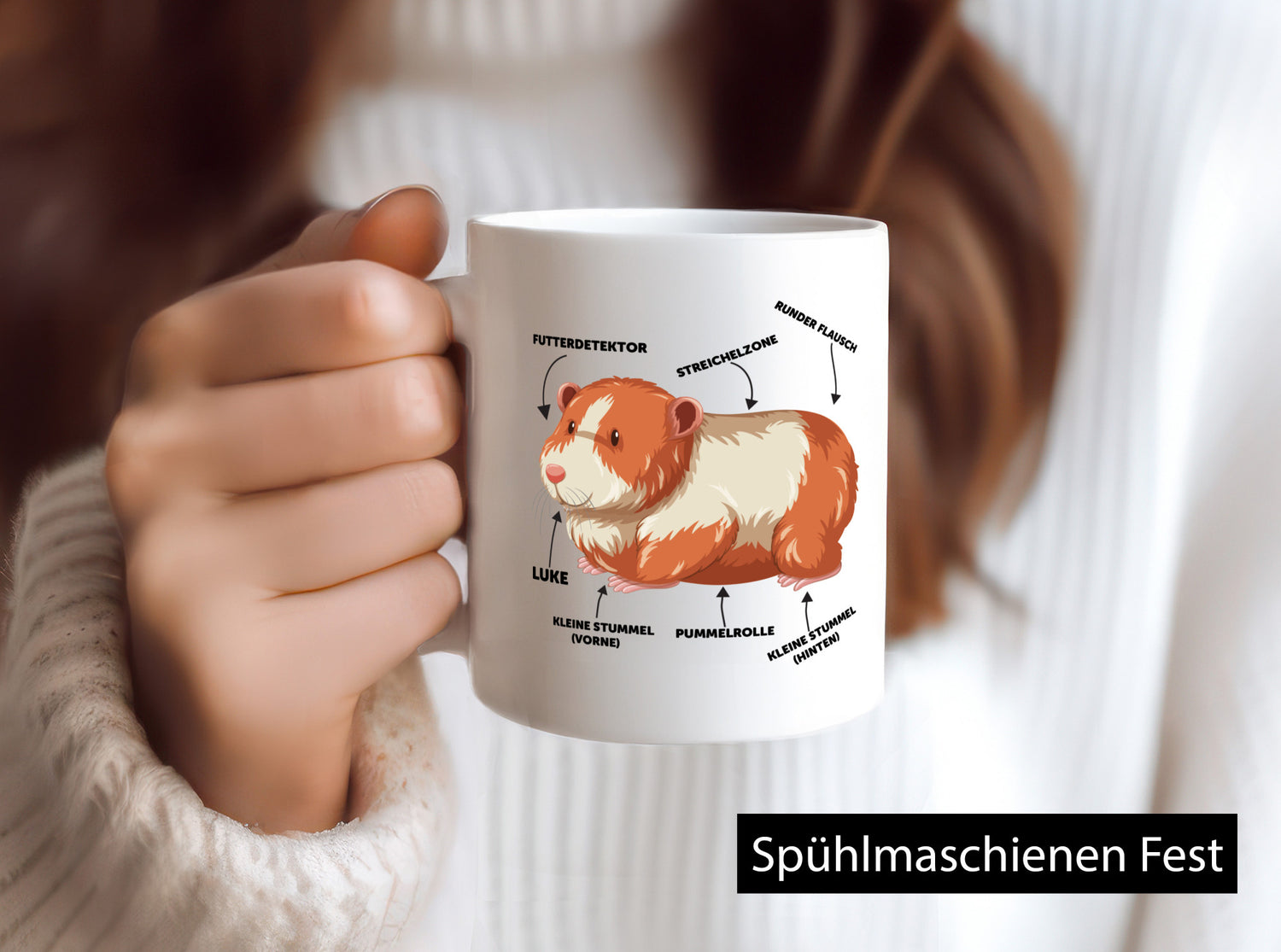 Meerschwein Geschenkidee Humor Tasse