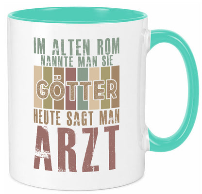 Heute sagt man: Arzt | Medizin Doktor Facharzt Geschenk Humor Geschenkidee Tasse