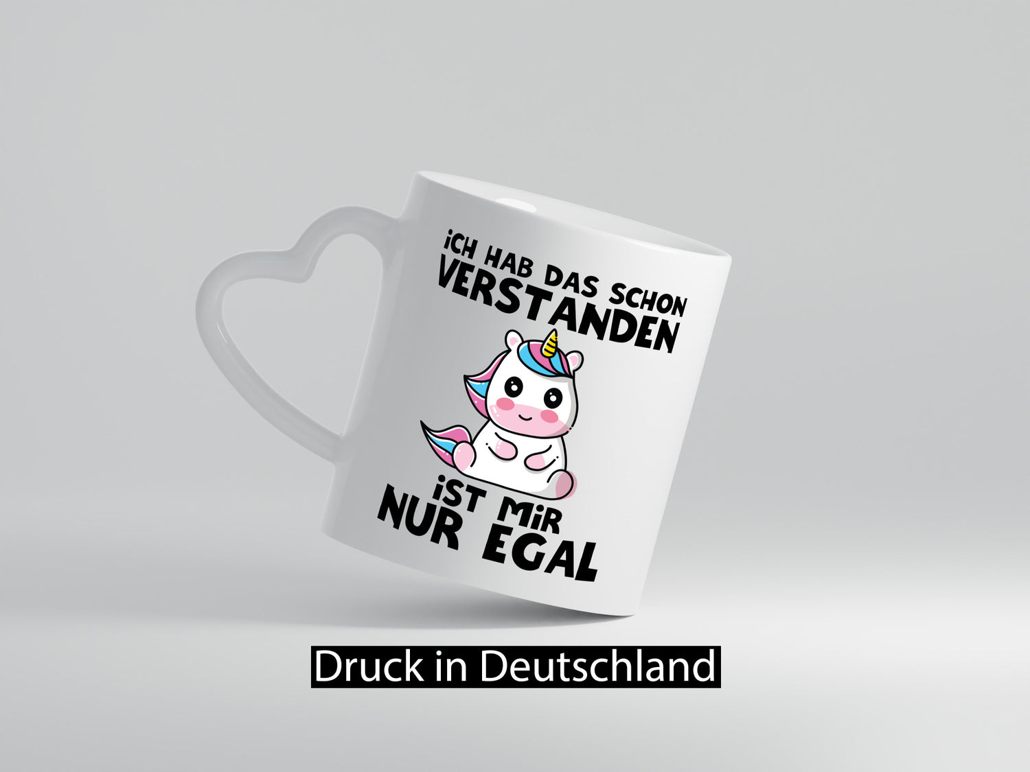 Habs verstanden ist mir nur egal | Einhorn lustiger Spruch Geschenk Humor