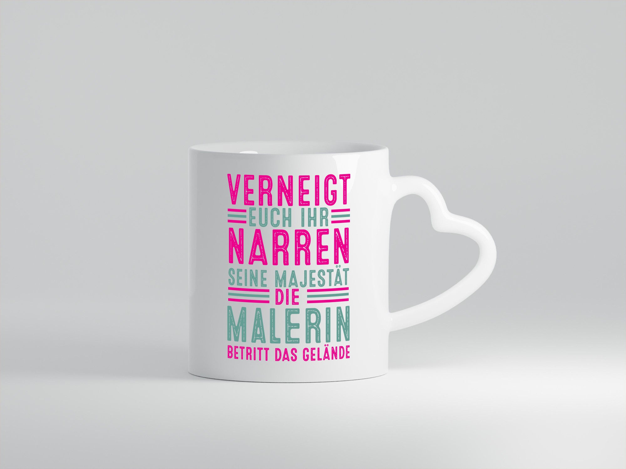 Verneigt euch: Malerin | Malerinnen Geschenkidee Humor Tasse