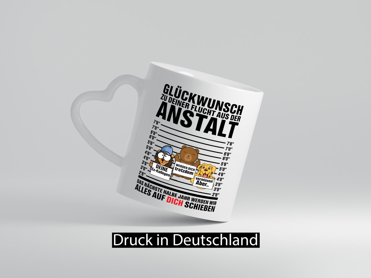 Glückwunsch zur Flucht | Arbeitskollegen Berufswechel Humor Arbeit Kollegen