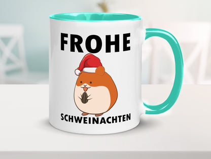 Frohe Schweinachten | Meerschweinchen Weihnachten lustiger Spruch Geschenk