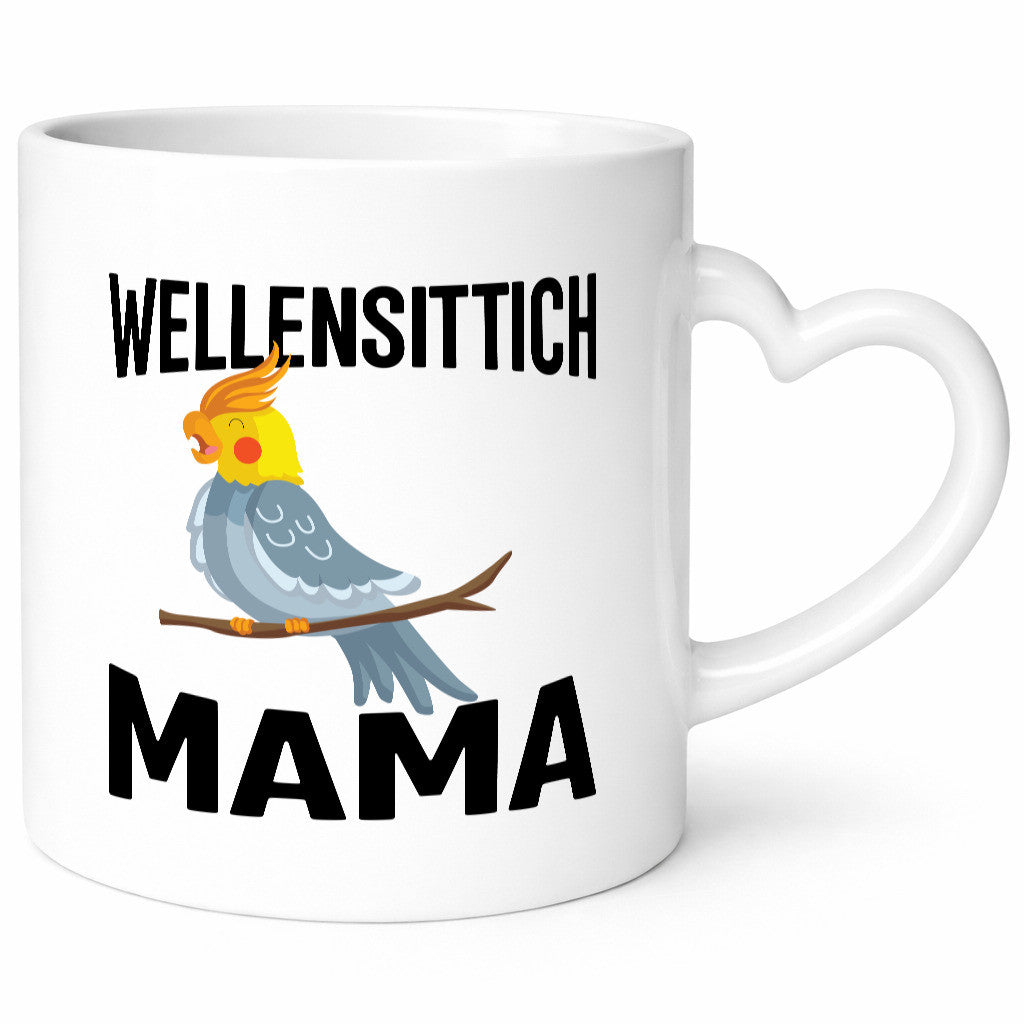 Wellensittich Mama | Vogel Muttertag Geschenk Familie Geschenkidee lustiger