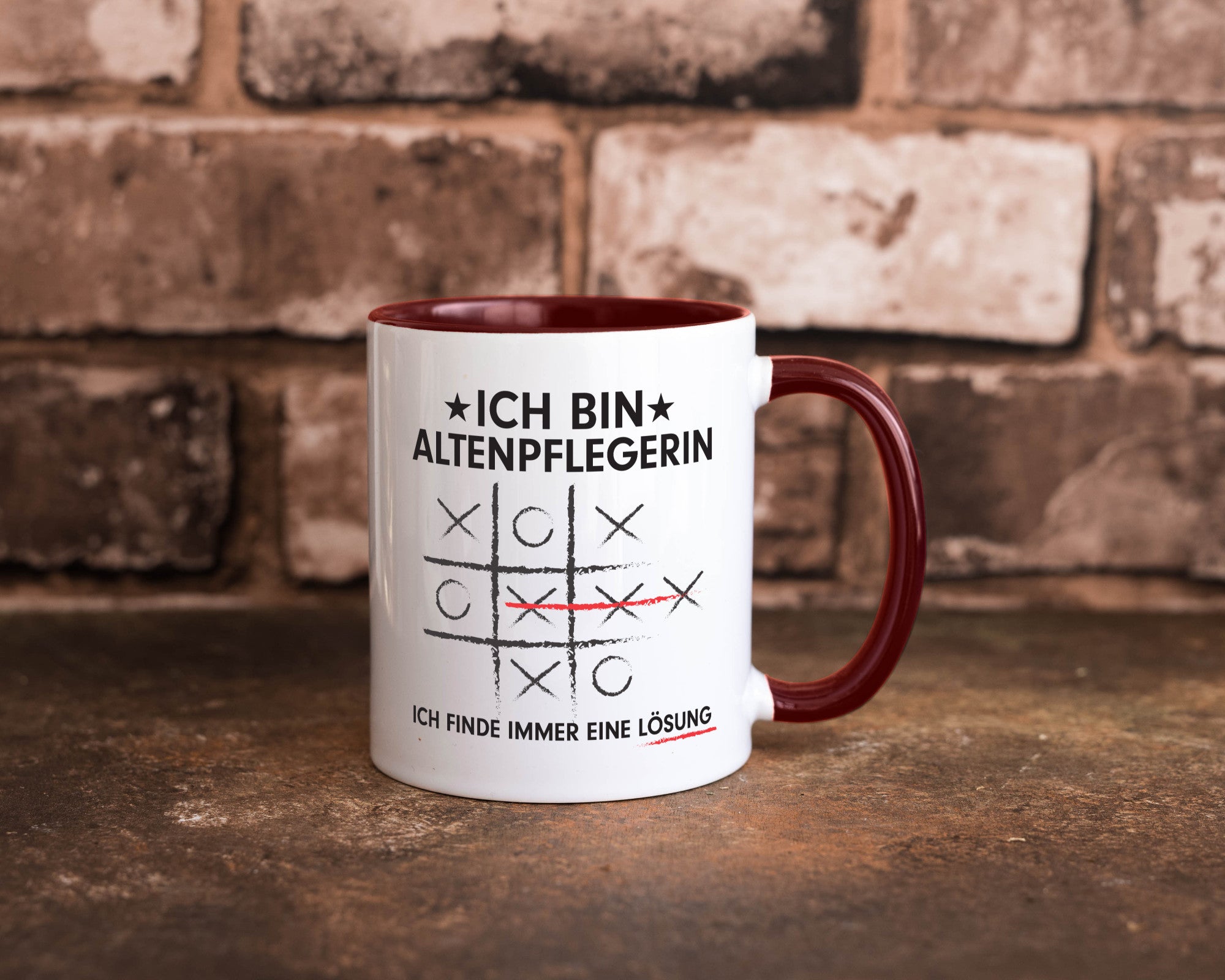 Lösung Finden: Altenpflegerin | Pflegepersonal lustiger Spruch Geschenk Humor