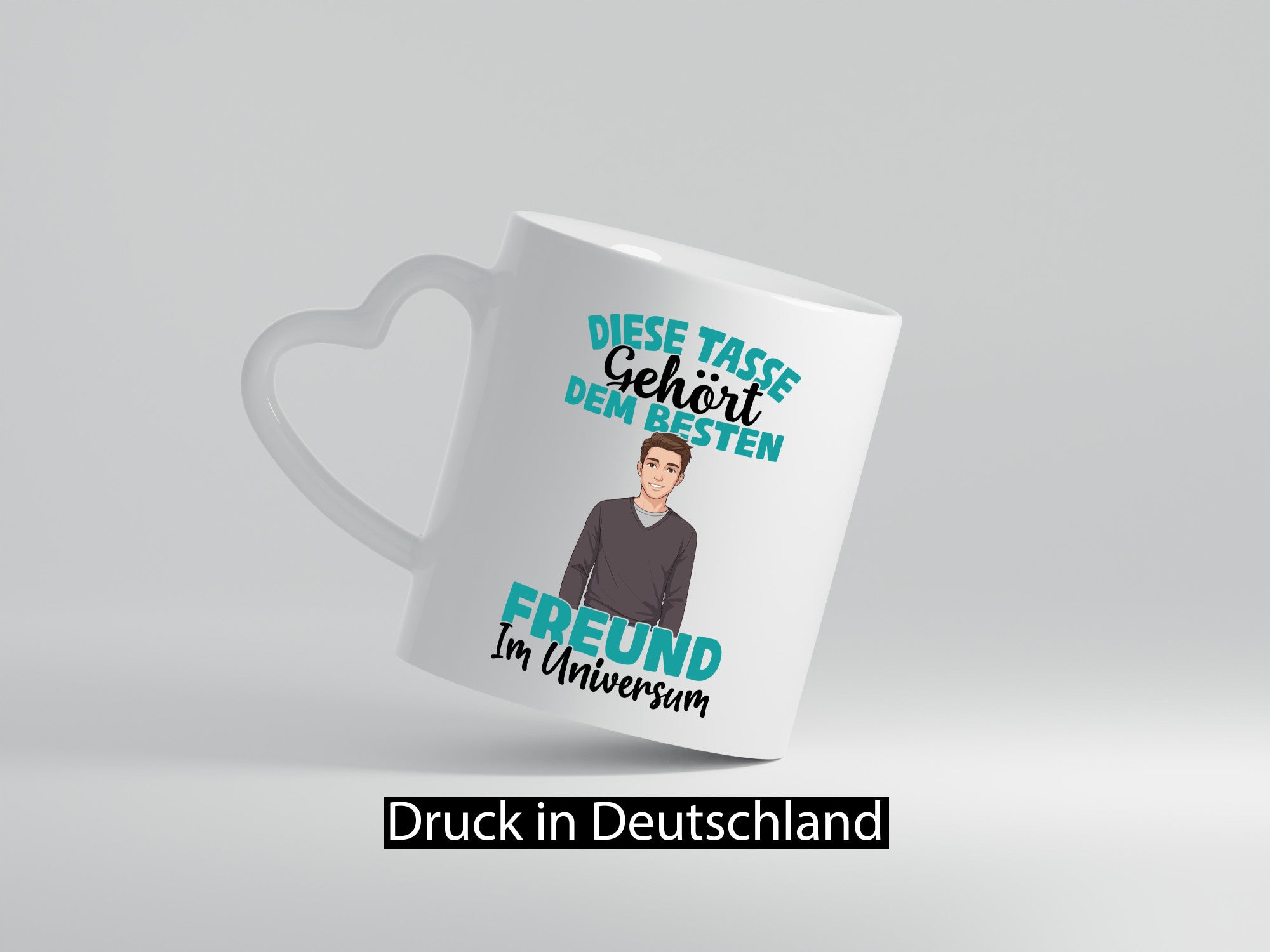 Im Universum: Freund | Beziehung Partner Liebe Geschenk Humor Geschenkidee
