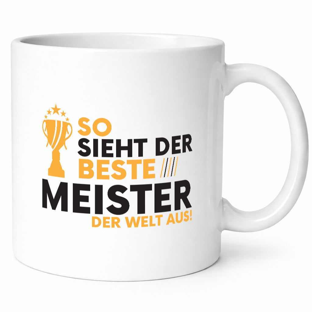 Der Weltbeste Meister | Meisterbrief Humor Geschenkidee Tasse