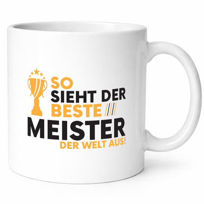 Der Weltbeste Meister | Meisterbrief Humor Geschenkidee Tasse