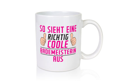 Richtig Coole Bademeisterin | Schwimmmeisterin Geschenk Humor Geschenkidee