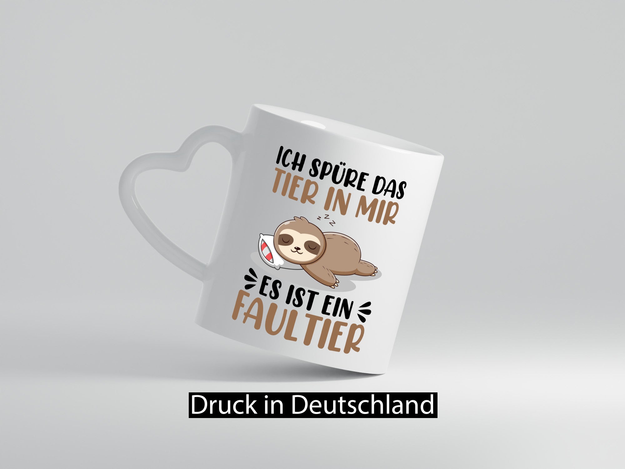 Ich bin ein Faultier Geschenk Tierliebhaber Humor lustiger Spruch Tasse