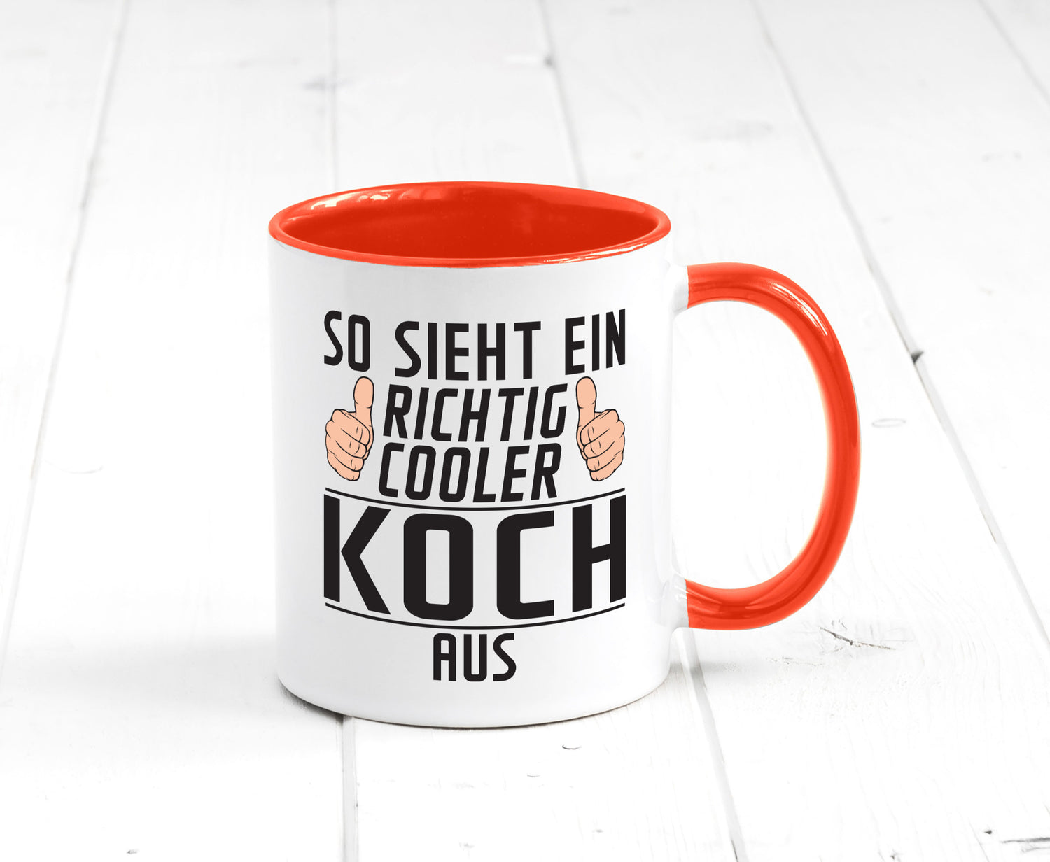 Richtig Cooler Koch | Chefkoch Humor Arbeit Kollegen Büro Geschenkidee Tasse