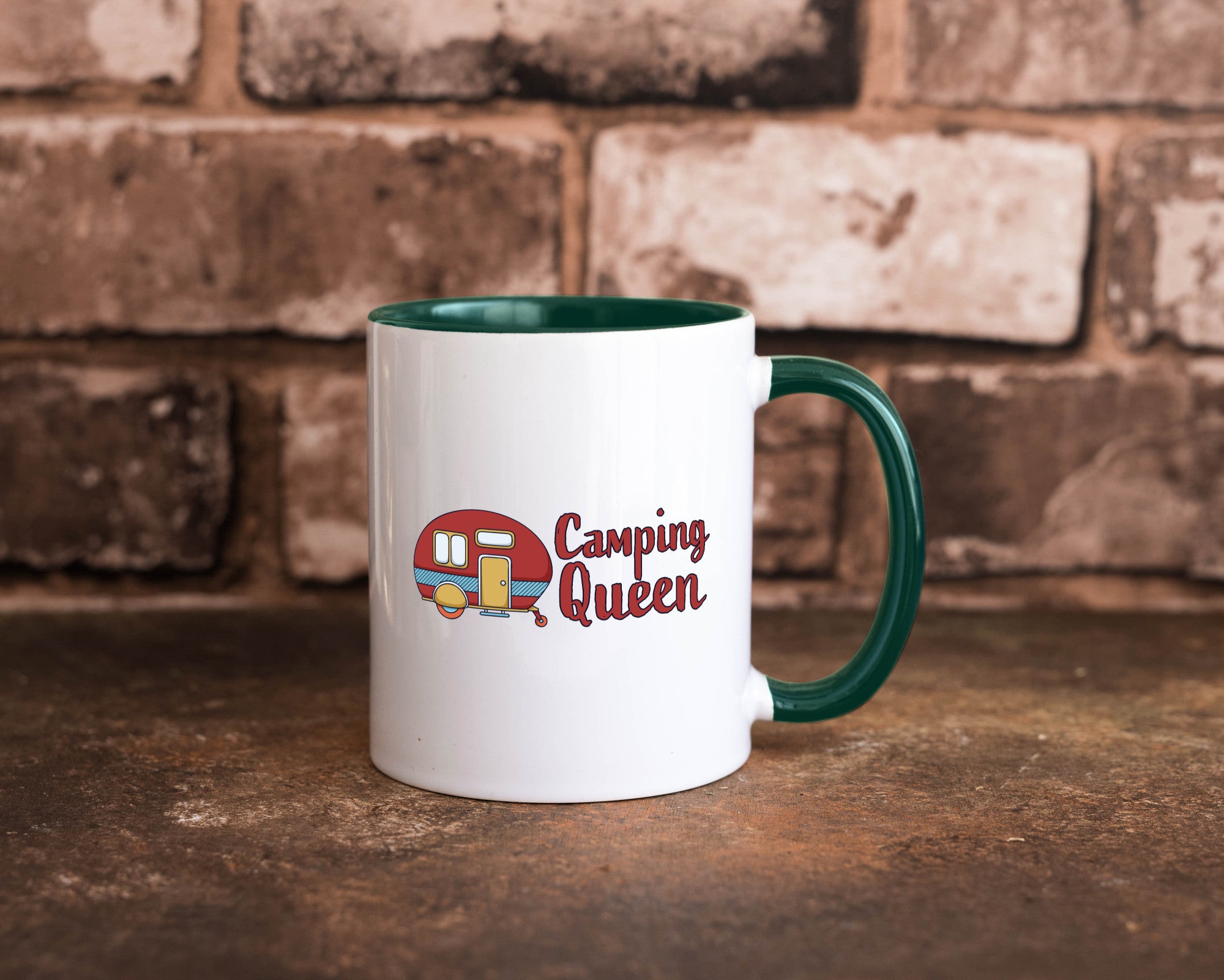 Camping Queen | Wohnanhänger Geschenk Humor Geschenkidee lustiger Spruch Tasse