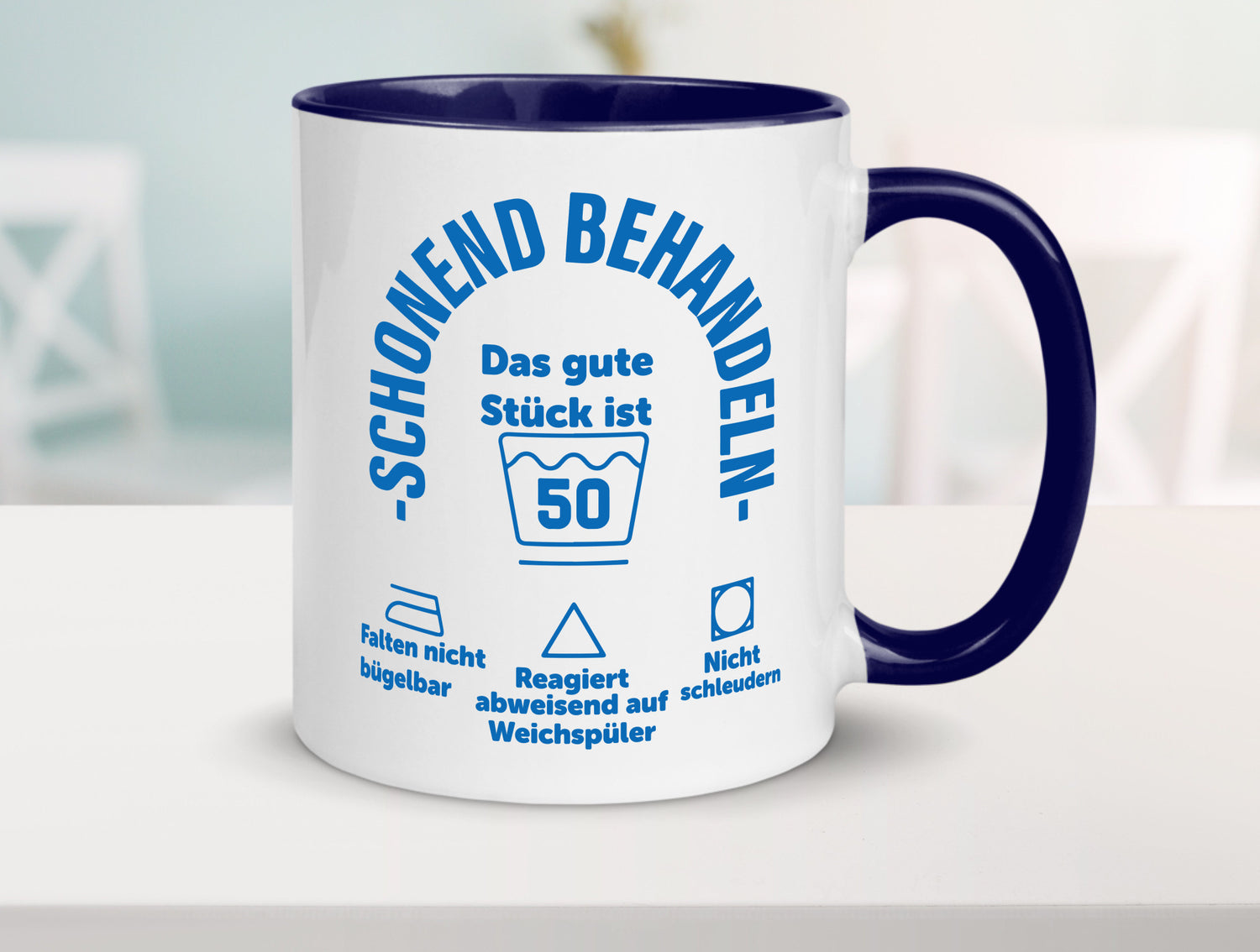 Schonend behandeln | 50 Geburtstag Humor Geschenkidee Tasse