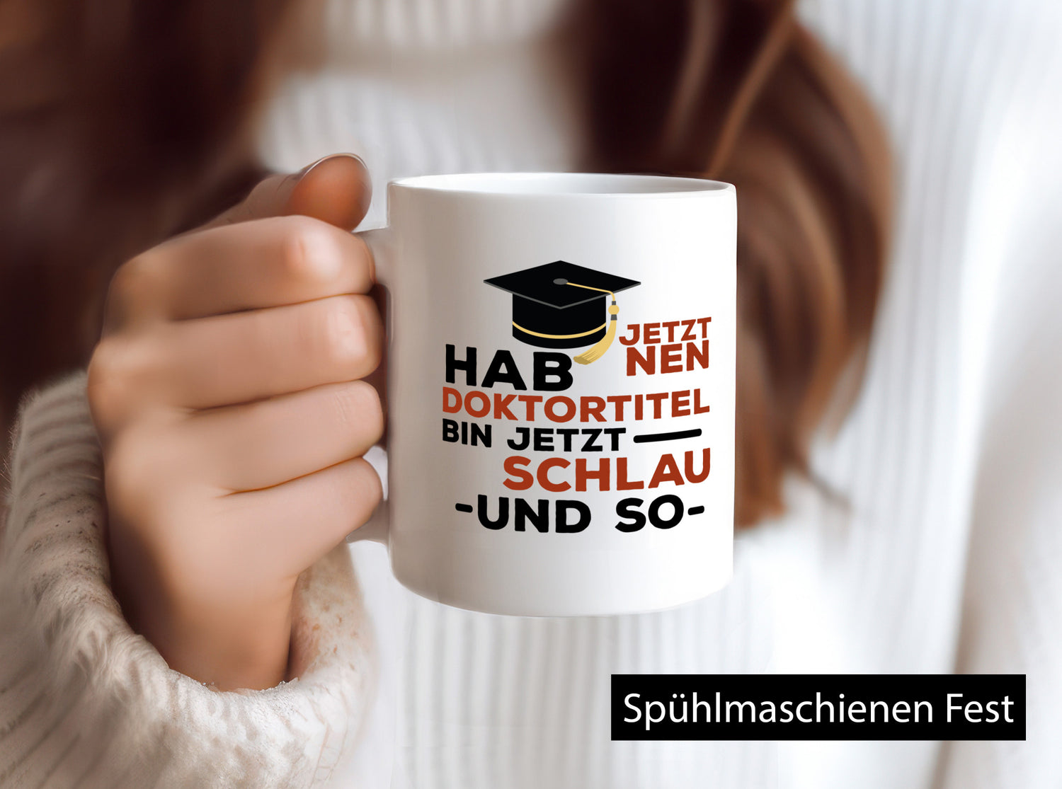 Doktortitel | Spruchtasse Doktorarbeit Doktorand lustig Arbeit Kollegen Büro