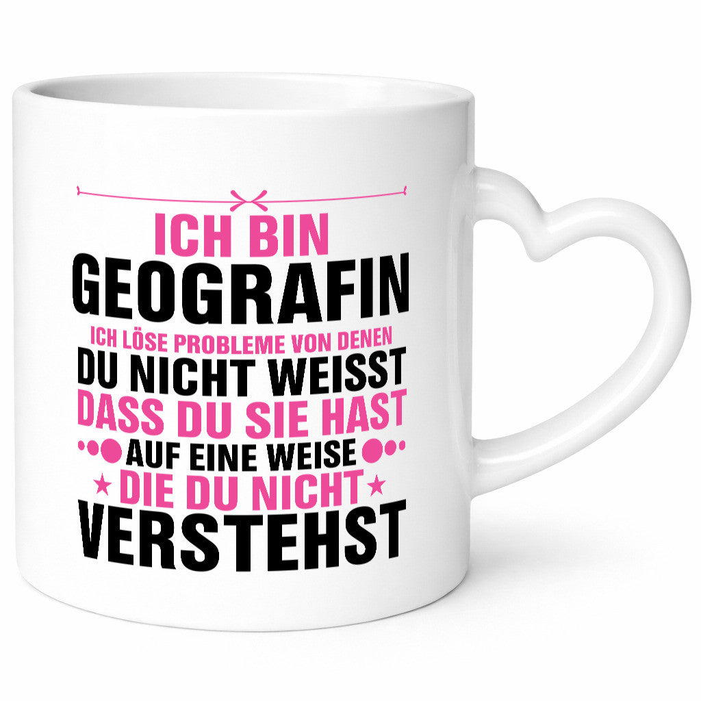 Problemlöserin: Geographin | Geographie v2 Geschenk Humor Geschenkidee lustig