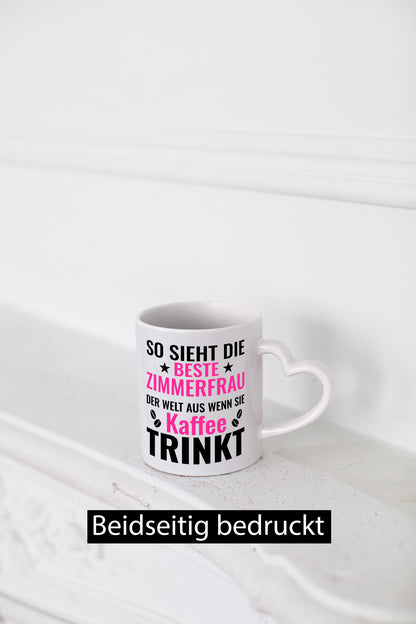 Kaffee trinkt: Zimmerfrau| Holzbau | Handwerkerin lustig Humor Geschenkidee