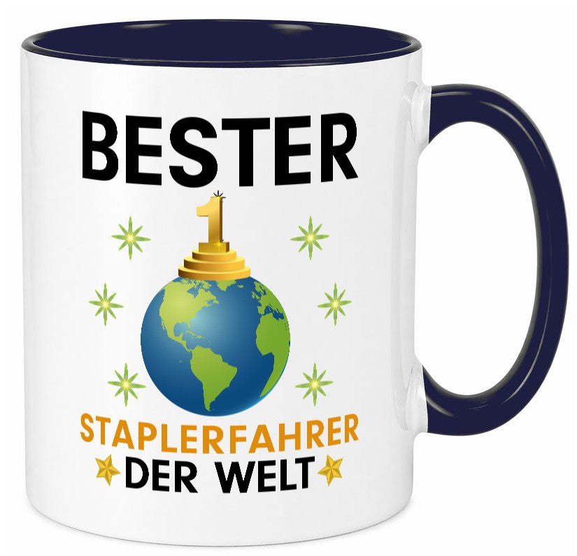 Welt Bester Staplerfahrer | Gabelstapler Fahrer Geschenkidee Humor Tasse