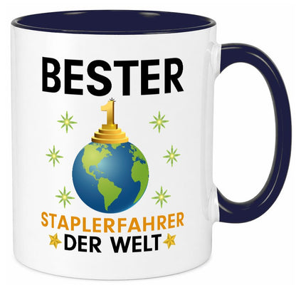 Welt Bester Staplerfahrer | Gabelstapler Fahrer Geschenkidee Humor Tasse