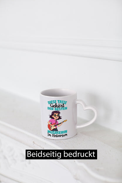 Im Universum: Musikerin | Musik Musikantin lustig Humor Geschenkidee Geschenk