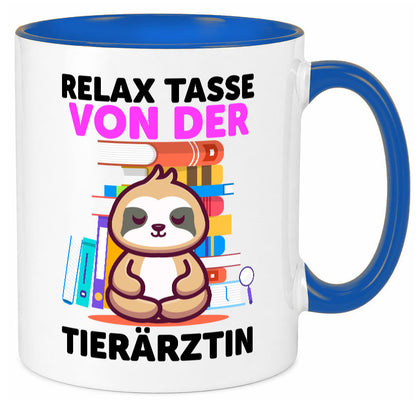 Relax Tasse: Tierärztin | Mediziner Tiermedizin Humor Tierliebhaber