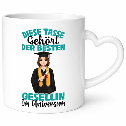 Im Universum: Gesellin | Handwerkerinnen lustiger Spruch Geschenk Humor