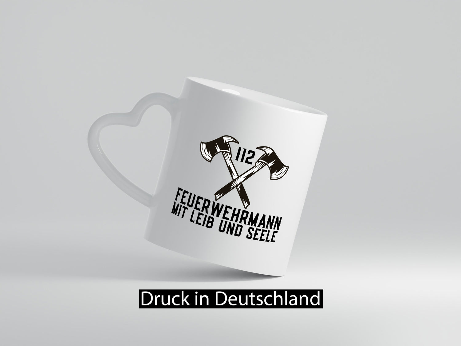 Feuerwehrmann mit Leib und Seele | Einsatz 112 Feuerwehr Humor Geschenkidee