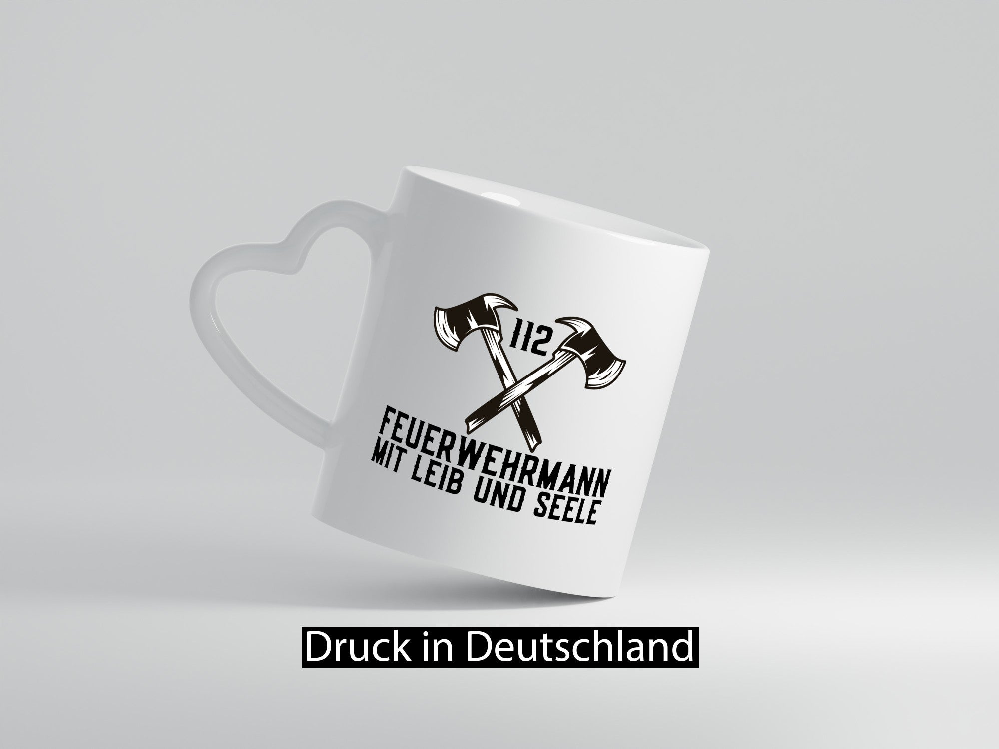 Feuerwehrmann mit Leib und Seele | Einsatz 112 Feuerwehr Humor Geschenkidee