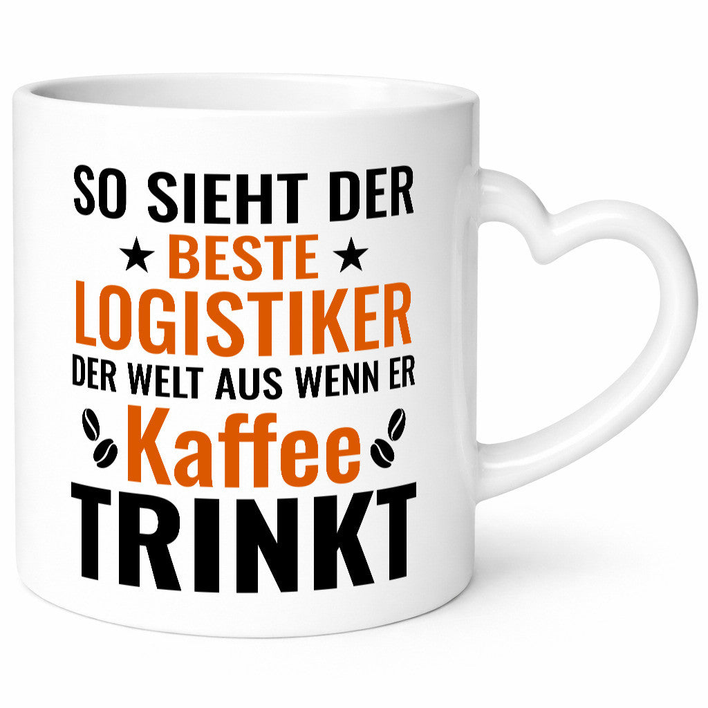 Kaffee trinkt: Logistiker | Beruf Logistik Geschenkidee Arbeit Kollegen Büro