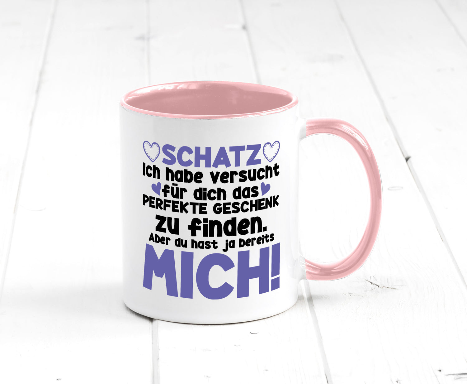Schatz | Liebe Valentinstag Freund Freundin Herz Geschenkidee Humor Tasse