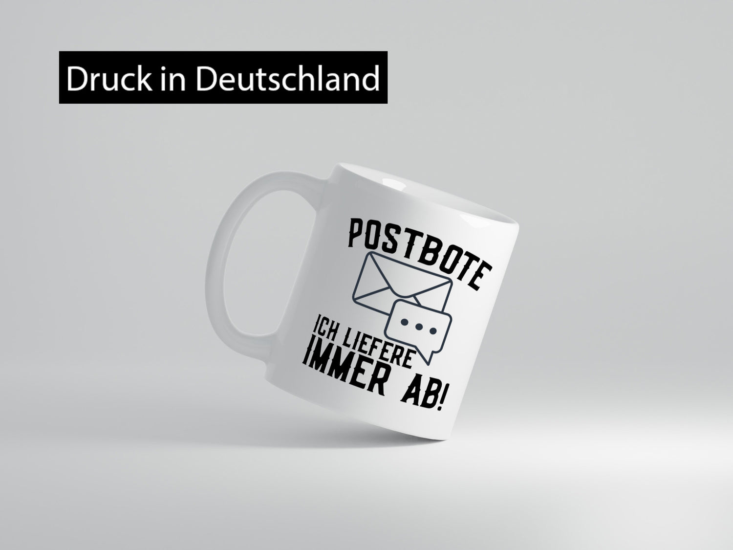 Ich liefere immer ab | Postbote Brief Zusteller Kurier Geschenk Humor