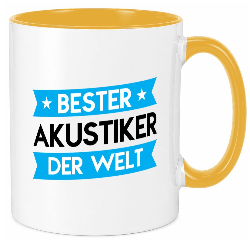 Bester Akustiker | Akustik Hörgeräteakustik lustiger Spruch Geschenk Humor Tasse