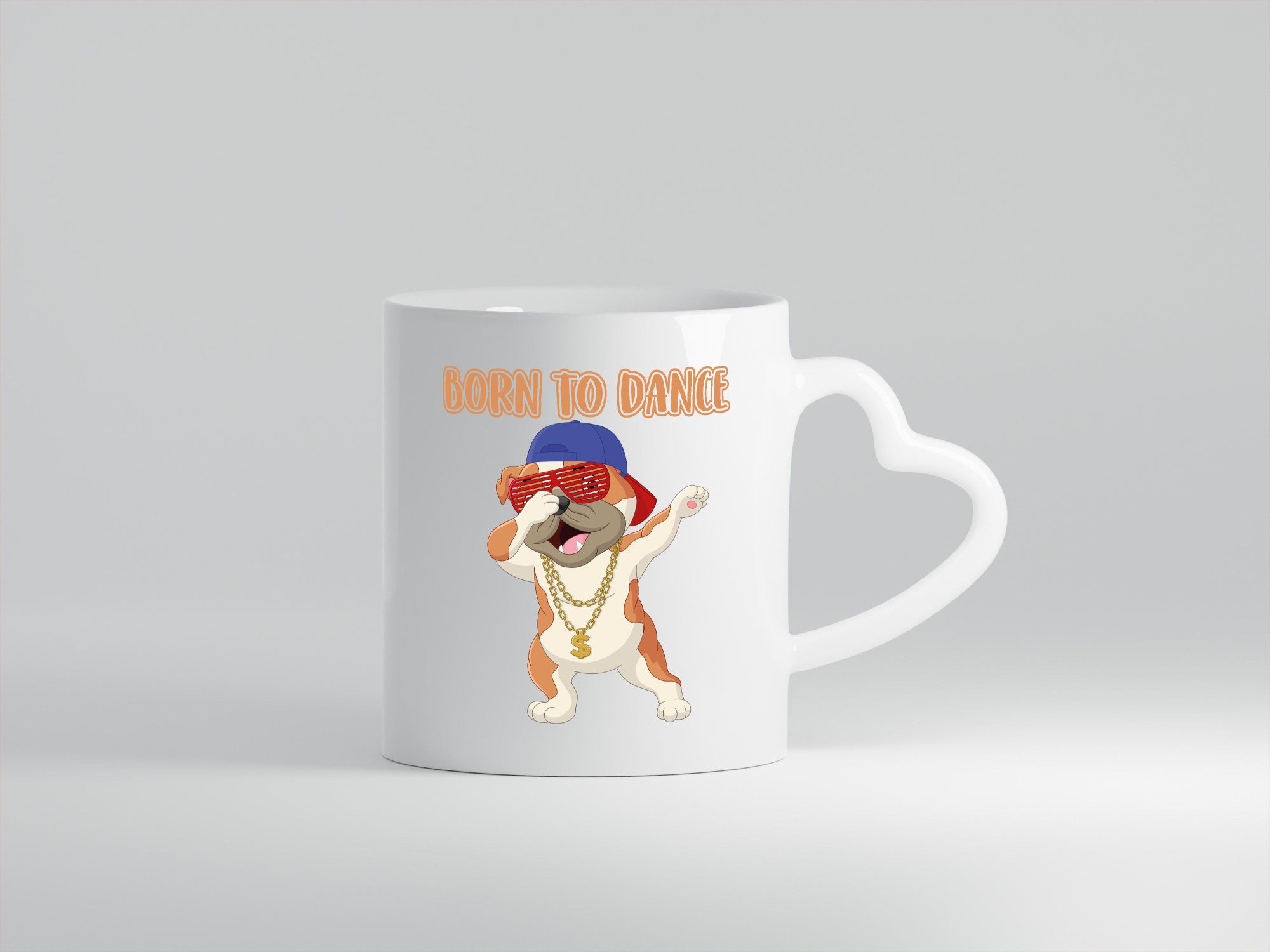 Born to dance | Mops Tasse Tänzer lustiger Hund Geschenkidee Tierliebhaber Humor