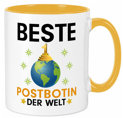 Welt Beste Postbotin | Beruf Post Briefträger Humor Arbeit Kollegen Büro