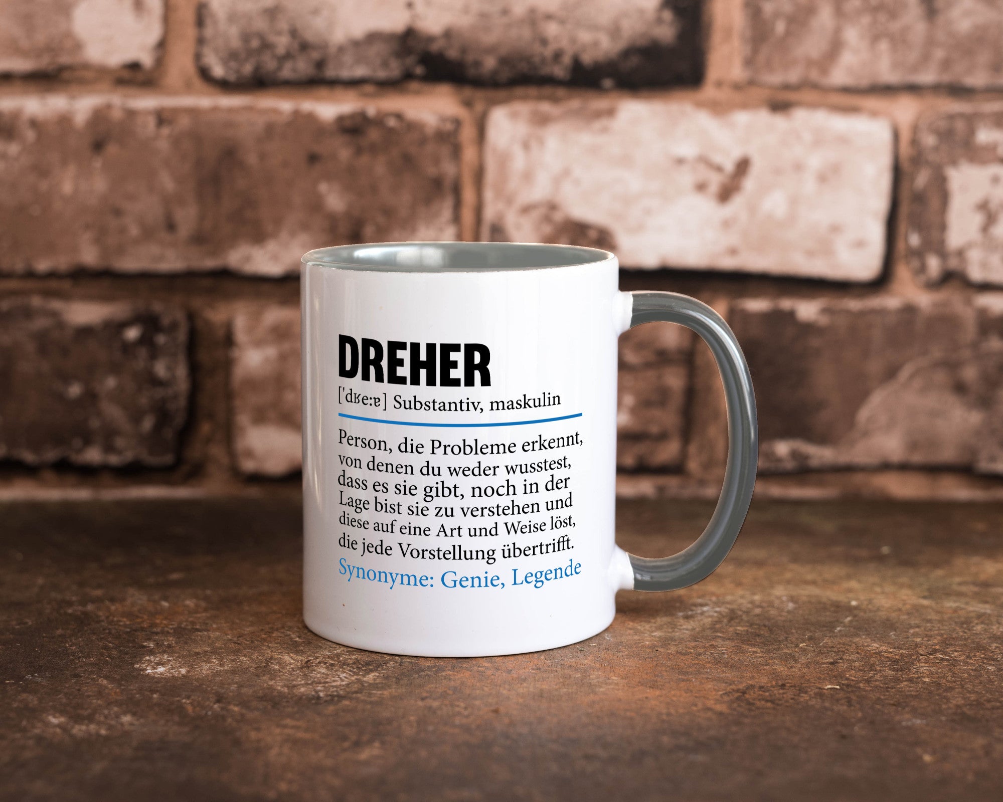 Dreher Humor | Fräser Zerspannungsmechaniker Geschenkidee Tasse
