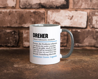 Dreher Humor | Fräser Zerspannungsmechaniker Geschenkidee Tasse