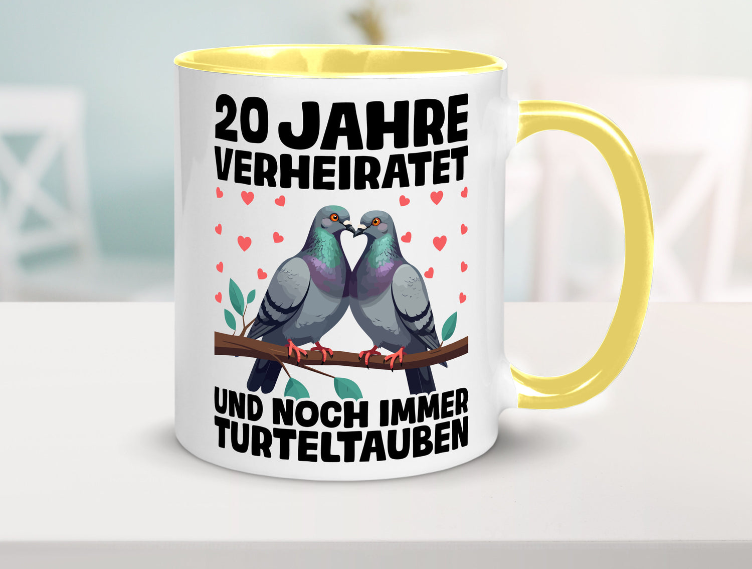 20 Jahre verheiratet | Turteltauben Ehe Ehepaar lustig Humor Geschenkidee