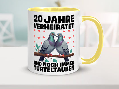 20 Jahre verheiratet | Turteltauben Ehe Ehepaar lustig Humor Geschenkidee