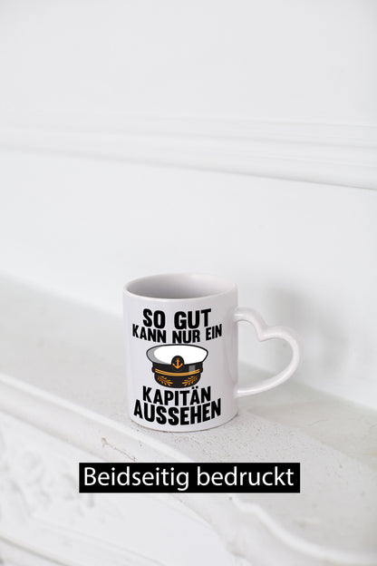 So gut kann nur ein Kapitän aussehen | lustig Humor Geschenkidee Geschenk Tasse