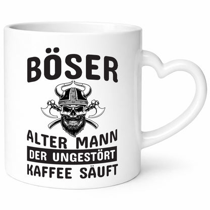 Böser alter Mann | Männer Humor Kaffeetrinker Spruch Geschenkidee Tasse