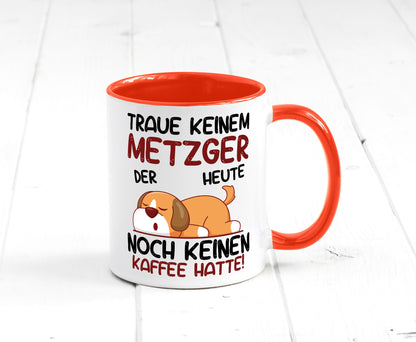 Traue keinem Metzger | Fleischer Metzgerei lustiger Spruch Geschenk Humor