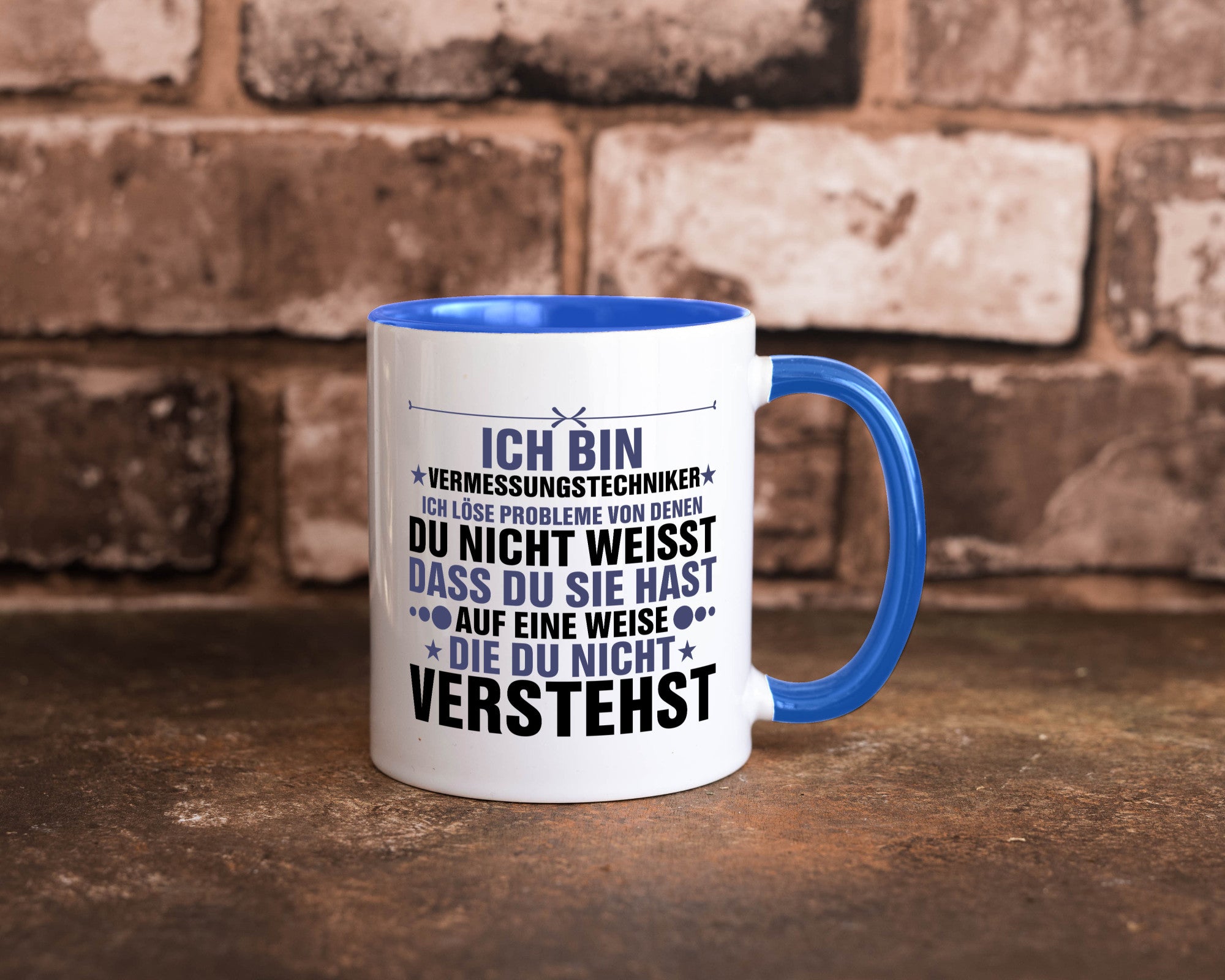 Löse Probleme: Vermessungstechniker | Techniker Humor Geschenkidee Tasse