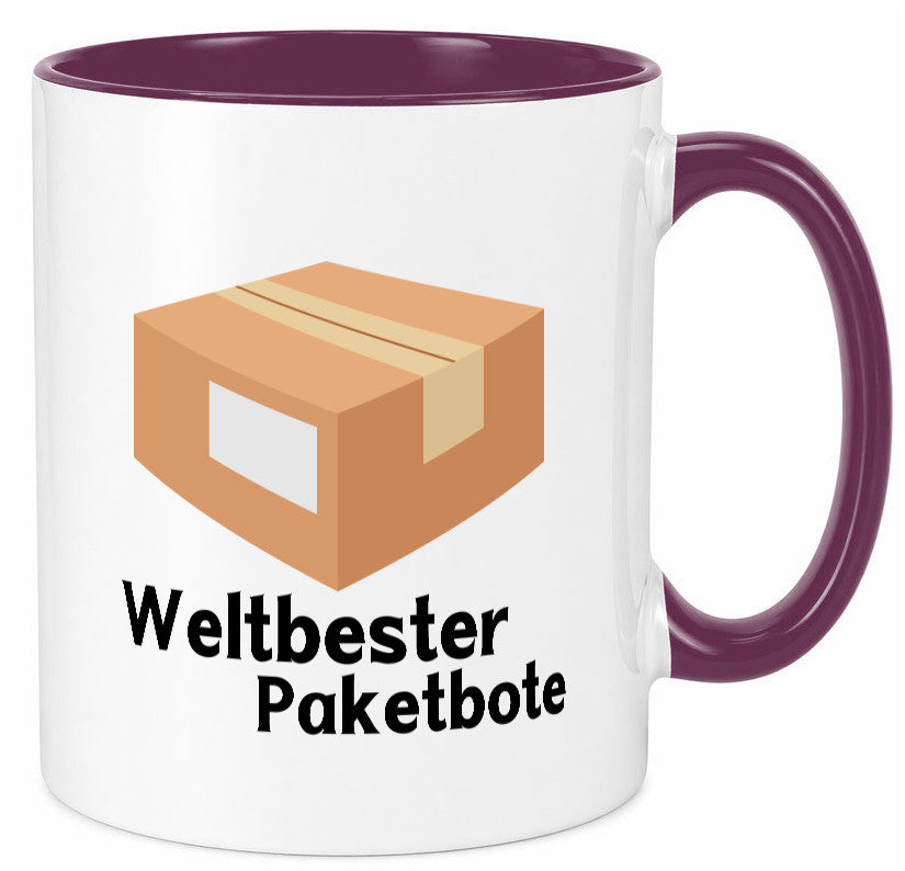 Weltbester Postbote | Paketlieferant lustiger Spruch Geschenk Humor Tasse