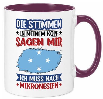 Mikronesien | Urlaub Stimmen in meinem Kopf Traumland Geschenk Humor