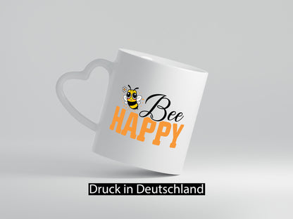 Bee Happy | Bienen Bienenliebhaber Humor Geschenkidee Tasse