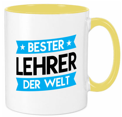 Bester Lehrer | Schule Beruf Schüler Geschenkidee Arbeit Kollegen Büro Humor Tasse