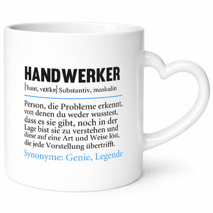 Handwerker | Spruch Humor Beruf Handwerk Definition Geschenkidee Arbeit