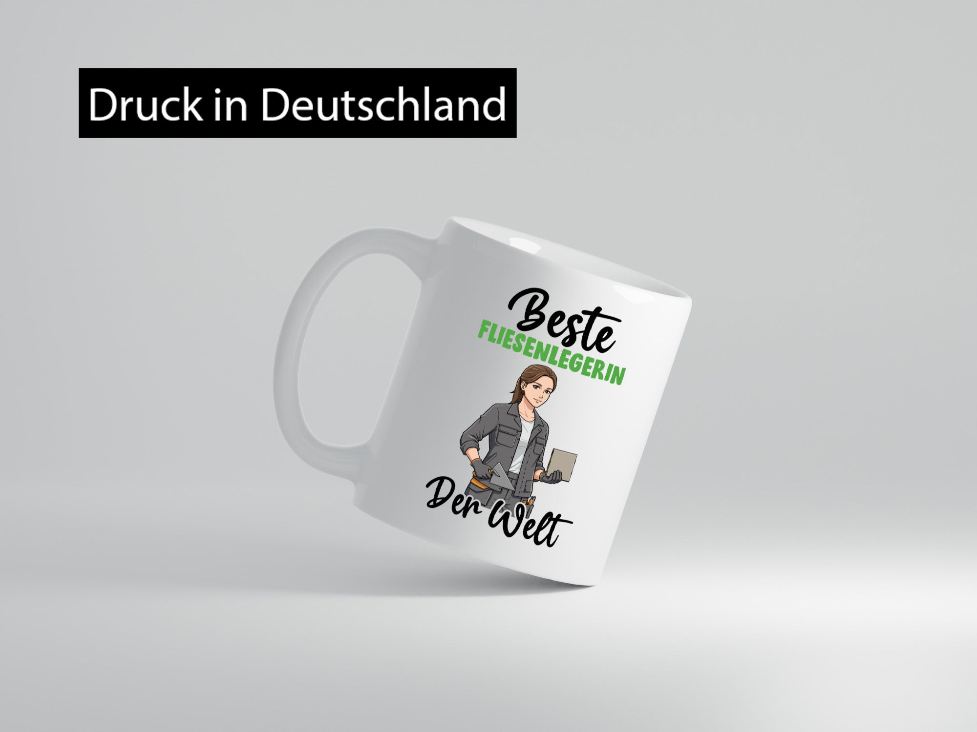 Beste Fliesenlegerin | Fliesenlegen Bau v2 lustig Humor Geschenkidee Geschenk