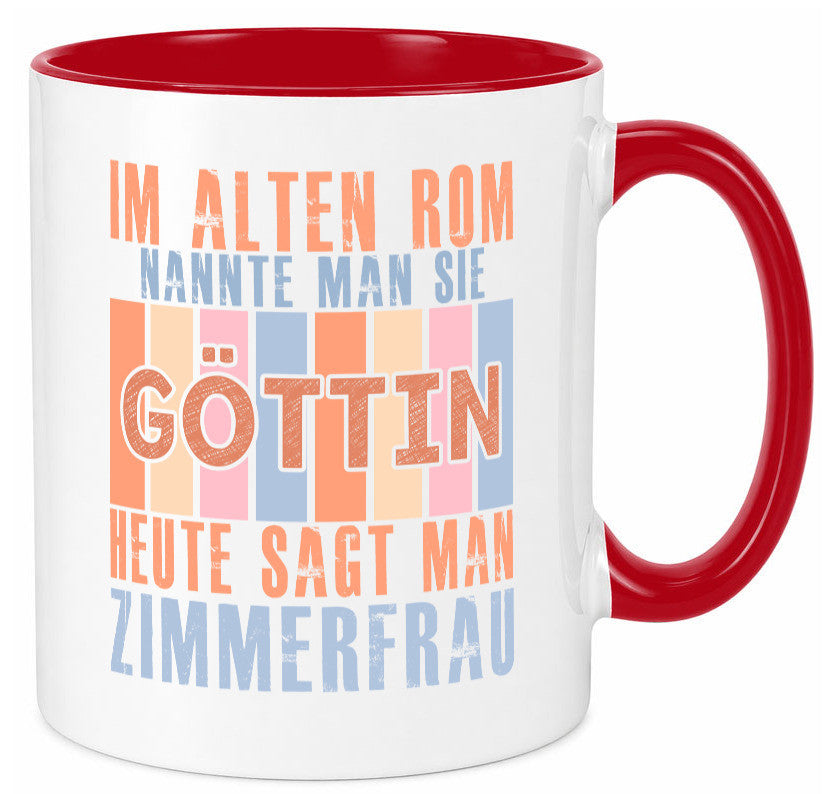 Heute sagt man: Zimmerfrau| Holzbau | Handwerkerin lustiger Spruch Geschenk