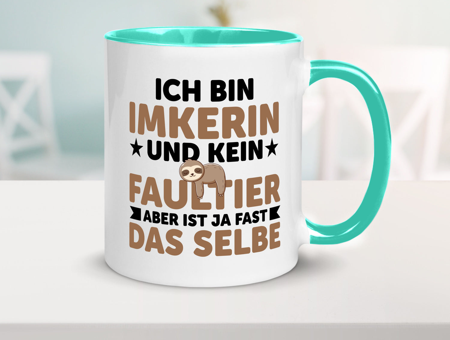 Ich bin kein Faultier: Imkerin | Imkerei v2 lustiger Spruch Geschenk